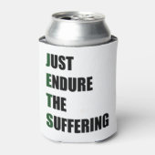 苦しみに耐える 缶クーラー (缶正面)