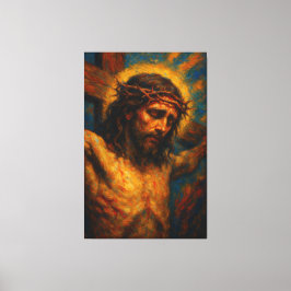 苦しみの中のキリスト キャンバスプリント