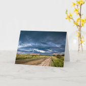 苦しみの後 カード (黄色い花)