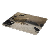 苦しみ：死んだ子羊の羊 カッティングボード (角)