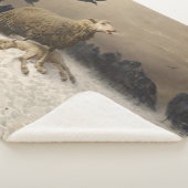 苦しみ：死んだ子羊の羊 シェルパブランケット (3/4)