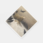 苦しみ：死んだ子羊の羊 スタンダードランチョンナプキン (角)