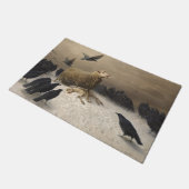 苦しみ:死んだ子羊の羊 ドアマット (アングル)