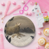 苦しみ：死んだ子羊の羊 ペーパープレート (パーティー)