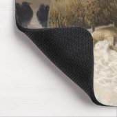 苦しみ：死んだ子羊の羊 マウスパッド (コーナー)