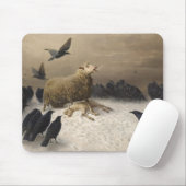 苦しみ：死んだ子羊の羊 マウスパッド (マウス)