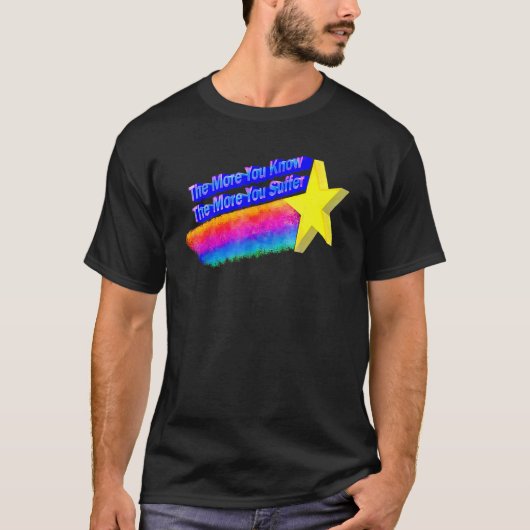 苦しむほど知れば知るほど Tシャツ (正面)