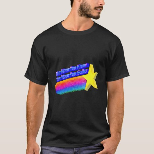 苦しむほど知れば知るほど Tシャツ (正面)