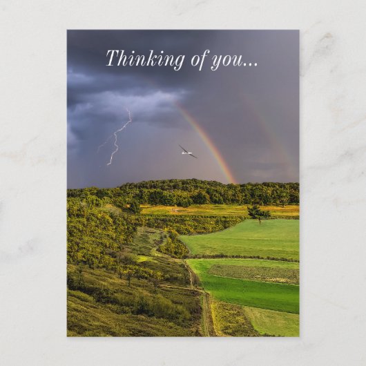 苦労して嵐を乗り越える ポストカード (正面)