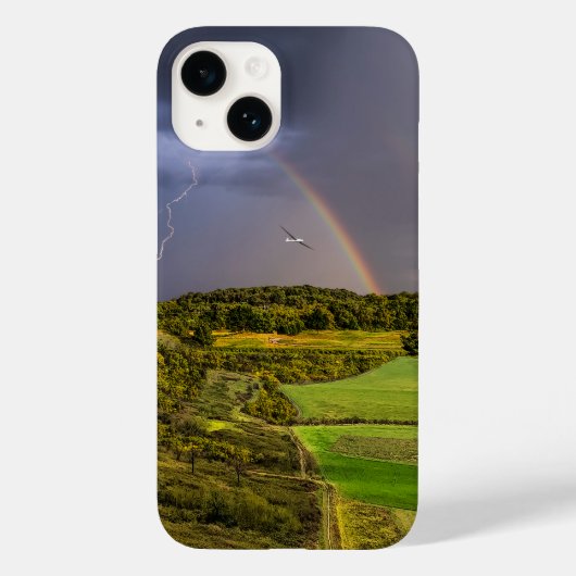 苦労して嵐を乗り越える Case-Mate iPhoneケース (裏面)