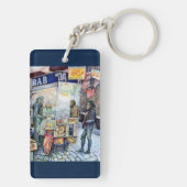 苦労を好む、恋に苦しむ キーホルダー (裏面)