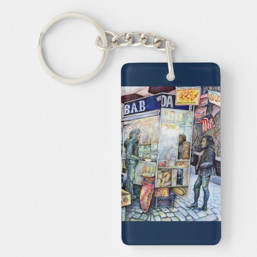 苦労を好む、恋に苦しむ キーホルダー (正面)