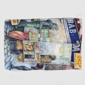 苦労を好む、恋に苦しむ ゴルフタオル (横)