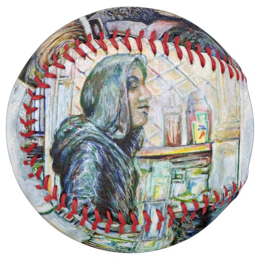 苦労を好む、恋に苦しむ ソフトボール (正面左)