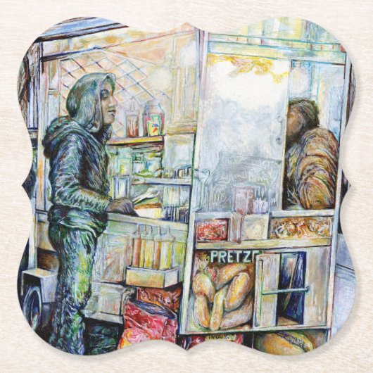 苦労を好む、恋に苦しむ ペーパーコースター (正面)