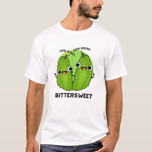 苦味おもしろい苦グルドプン Tシャツ (正面)