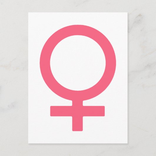 苦味クール金星のシンボル ポストカード (正面)