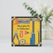 苦境それはカスタムな誕生日の招待状に人を配置します 招待状 (スタンド正面)