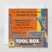 苦境それはカスタムな誕生日の招待状に人を配置します 招待状 (裏面)