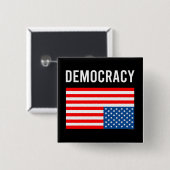 苦境にある民主主義 缶バッジ (正面&裏面)