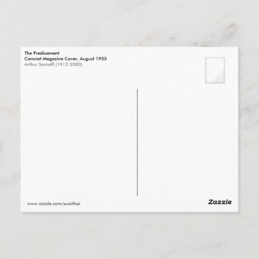 苦境は1955年 ポストカード (裏面)