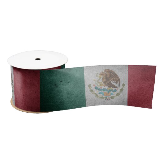 苦悩するメキシコ国旗 サテンリボン (リール)