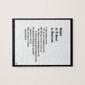 苦悩する魂のシンボルや象徴 ジグソーパズル (横)