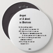 苦悩する魂のシンボルや象徴 缶バッジ (正面&裏面)