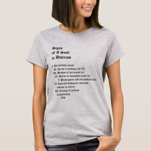 苦悩する魂のシンボルや象徴 Tシャツ