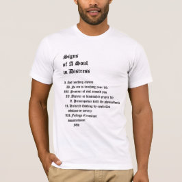 苦悩する魂シンボルや象徴 Tシャツ