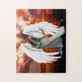 苦悩のパズルの天使 ジグソーパズル (縦)