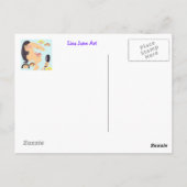 苦悩の中のダムセル ポストカード (裏面)