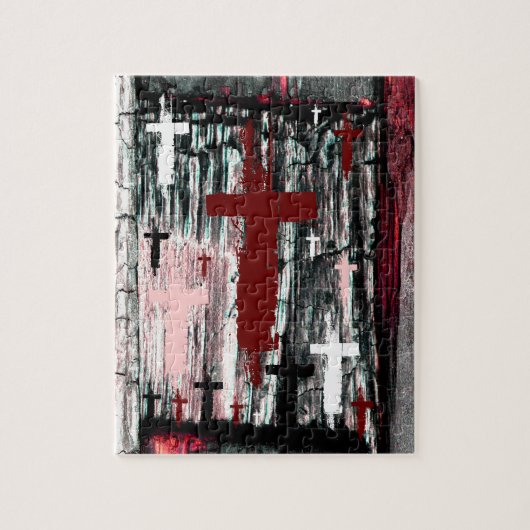 苦悩の十字架 ジグソーパズル (縦)