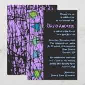 苦悩の星 バー・バット・ミツバの招待状 招待状 (正面/裏面)