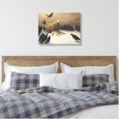 苦悩バイフリードリ威厳があるヒ・アルブレヒト・シェンク1876 キャンバスプリント (インサイチュ (寝室))