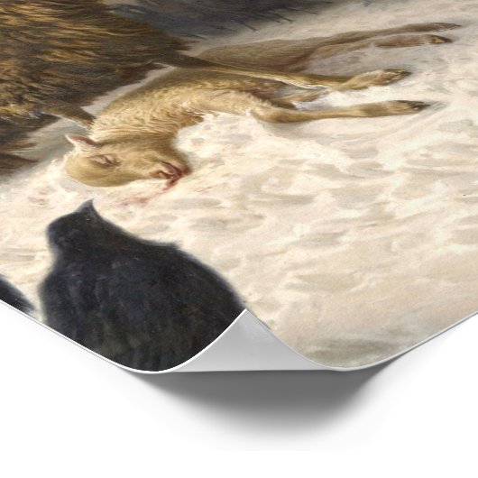 苦悩バイフリードリ威厳があるヒ・アルブレヒト・シェンク1876 ポスター (角)