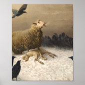 苦悩バイフリードリ威厳があるヒ・アルブレヒト・シェンク1876 ポスター (正面)