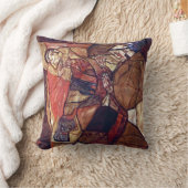 『苦悩』、エゴン・シーレによる死の闘争 クッション (ブランケット)