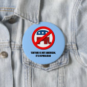 苦悶はアメリカ、それです共和党ではないです 缶バッジ (インサイチュ)