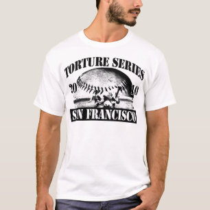 苦悶シリーズ野球2010年のサンフランシスコ Tシャツ