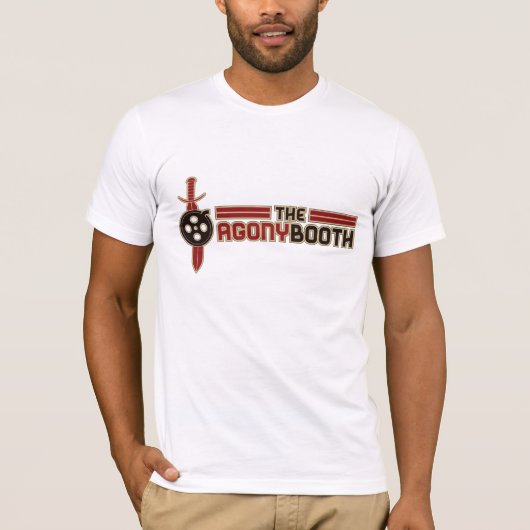 苦悶ブースのロゴのTシャツ Tシャツ (正面)