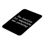 苦情の期限 マグネット (左側)