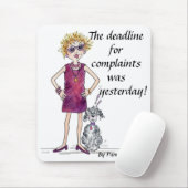 苦情の締め切りは昨日のスケッチだった マウスパッド (マウス)