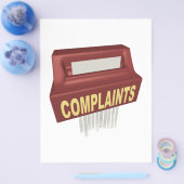 苦情ボックス チラシ (シングル)
