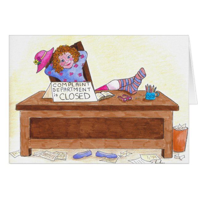 苦情承り係は閉鎖しています (正面横)