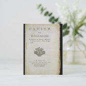 苦情書 ポストカード (スタンド正面)