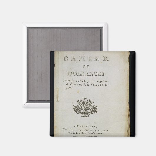 苦情書 マグネット (正面/裏面)