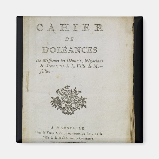 苦情書 マグネット (正面)