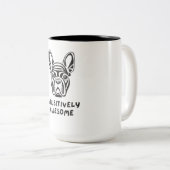 苦情的なブ素晴らしルドッグ ツートーンマグカップ (正面右)