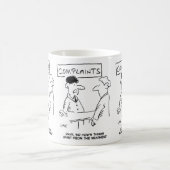 苦情相談窓口にいる人 コーヒーマグカップ (中央)